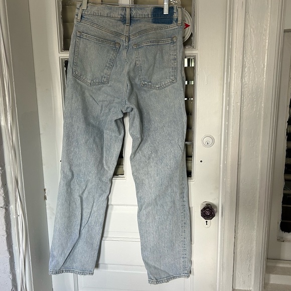 Abercrombie & Fitch the 90s low rise straight jeans curve love - Picture 3 of 4